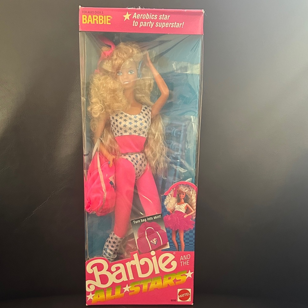 Barbie Star-Print Leotard with Bright Pink Accessories